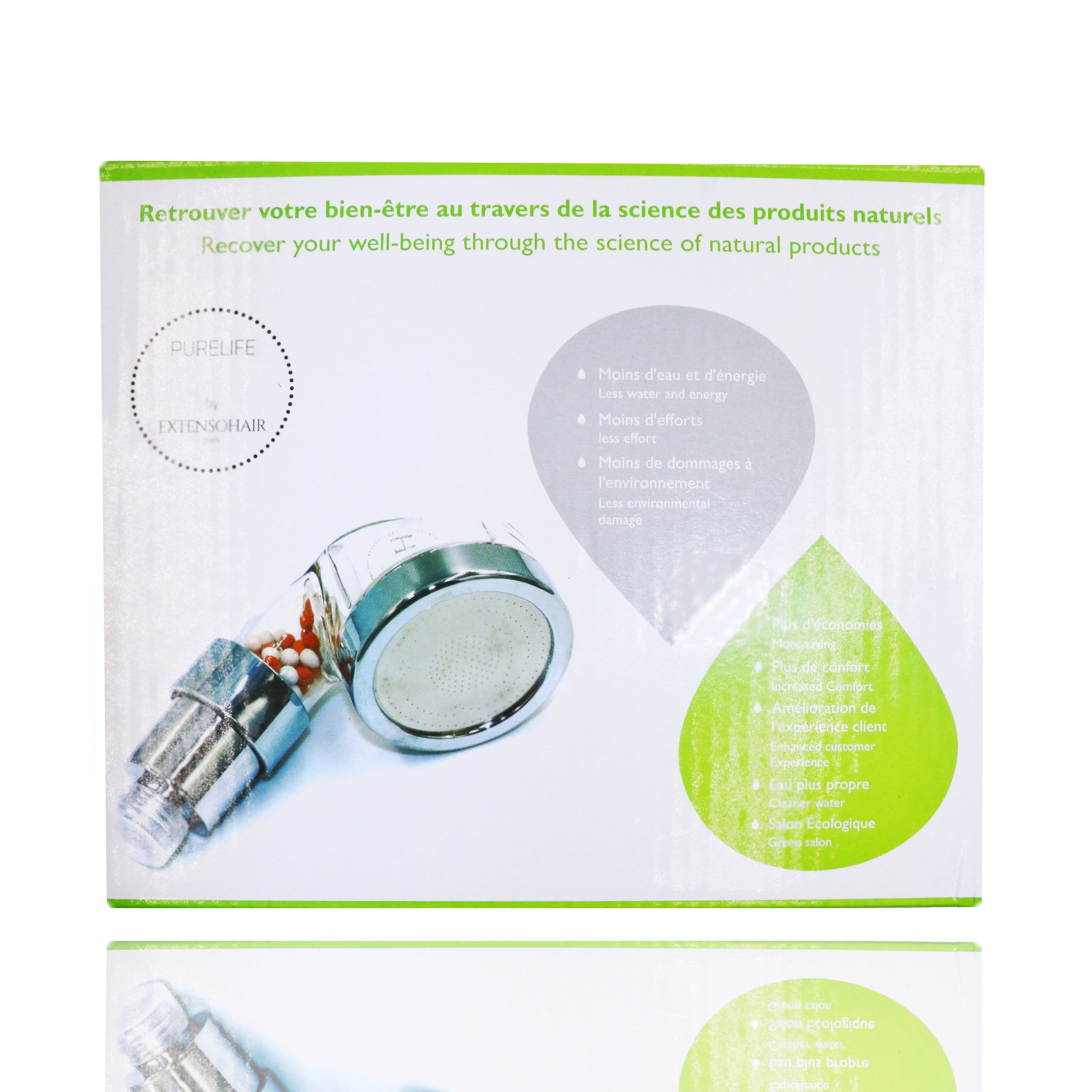 douchette coiffeur eco thermale filtrante anti calcaire purelife