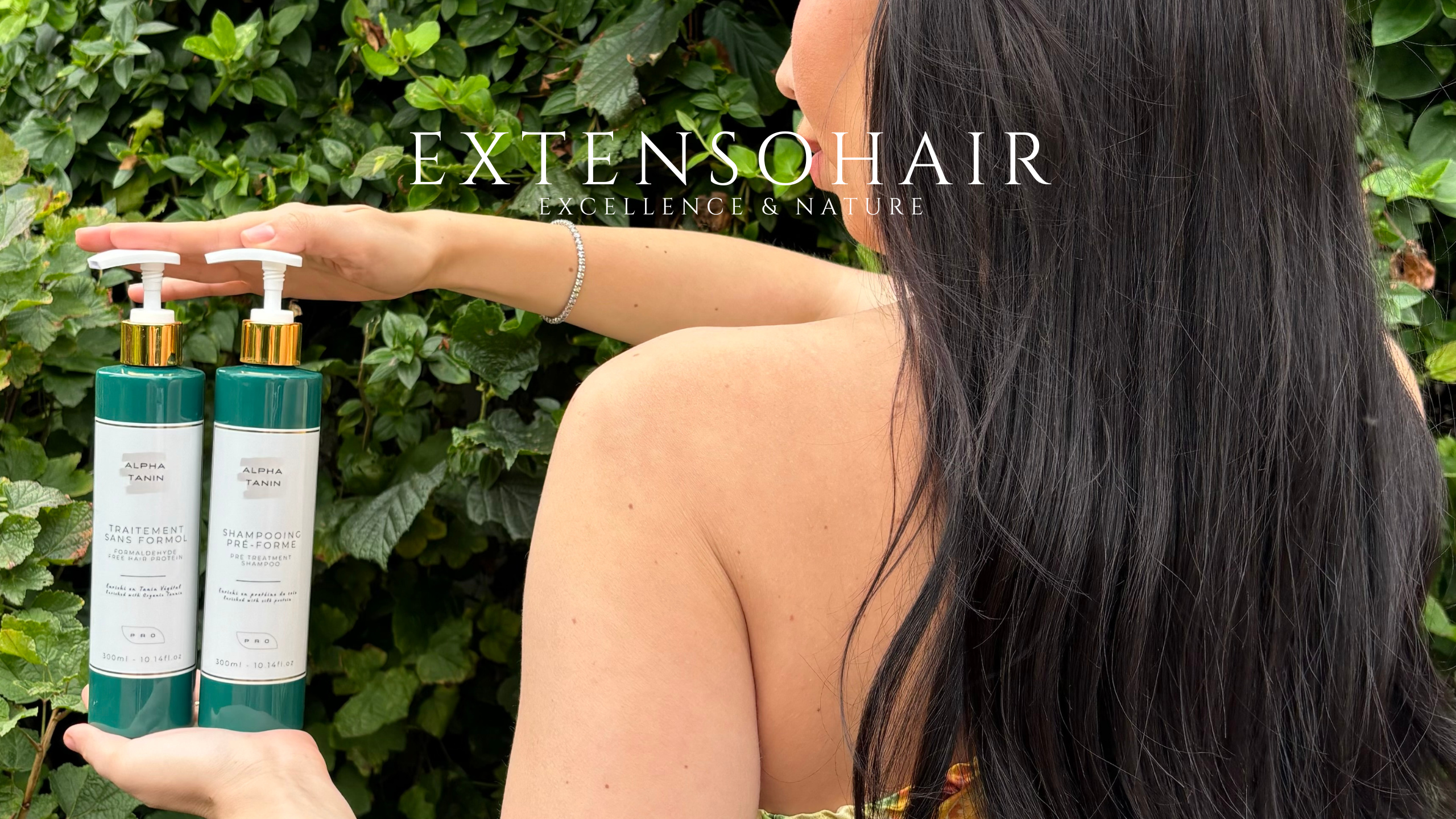 Pack Alpha Tanin ExtensoHair transformation naturelle des cheveux