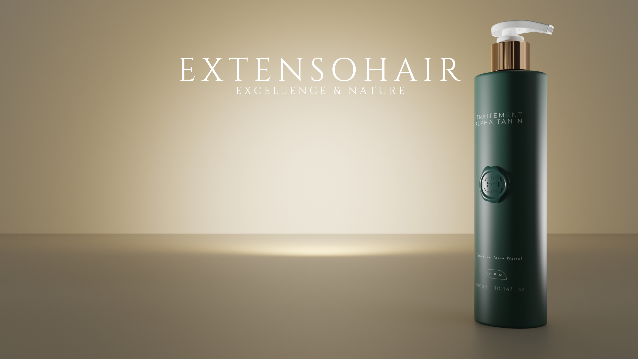 Lissage parfait naturel Alpha Tanin ExtensoHair résultat brillant